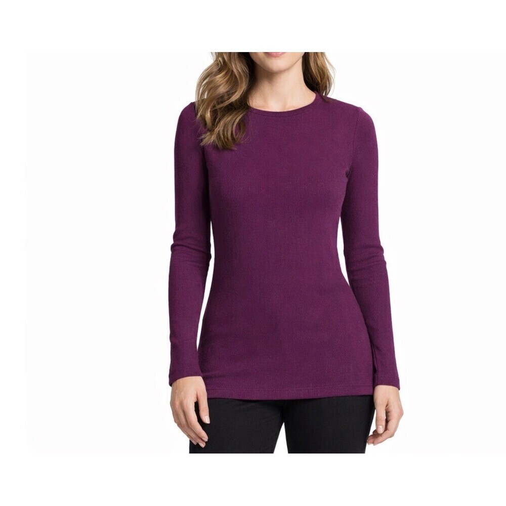 Theory brand top shirt long sleeve burgundy stretch basic Long Petite Long Fall